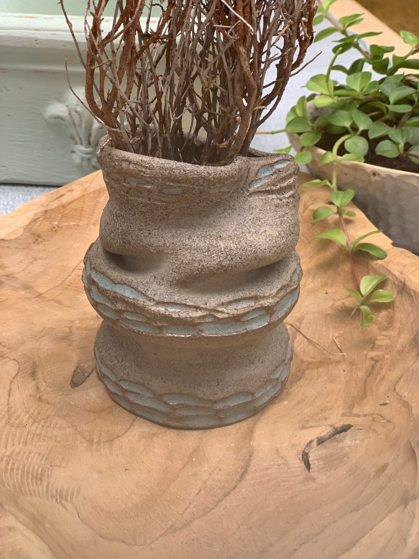 Steinzeug Vase