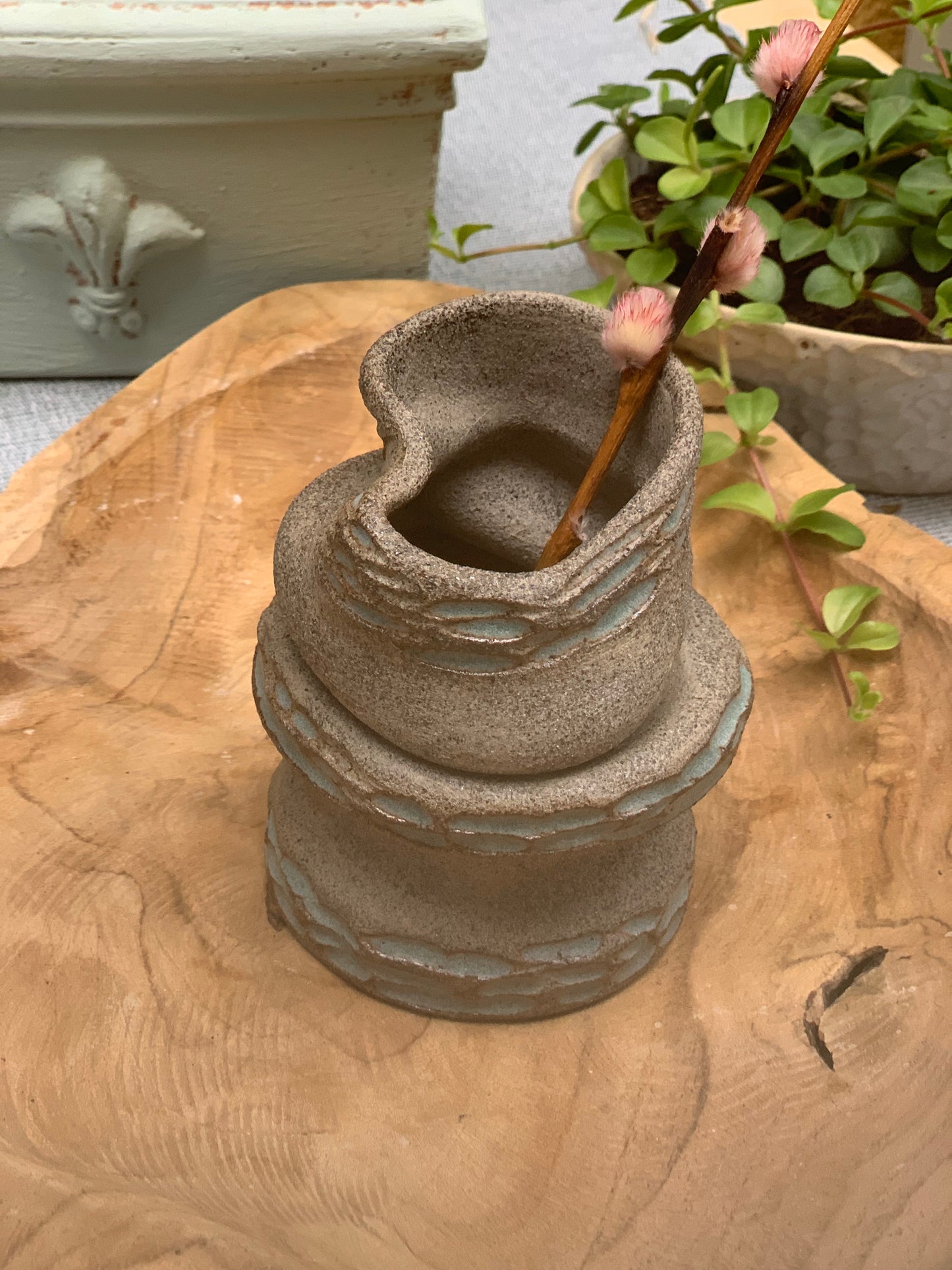 Steinzeug Vase