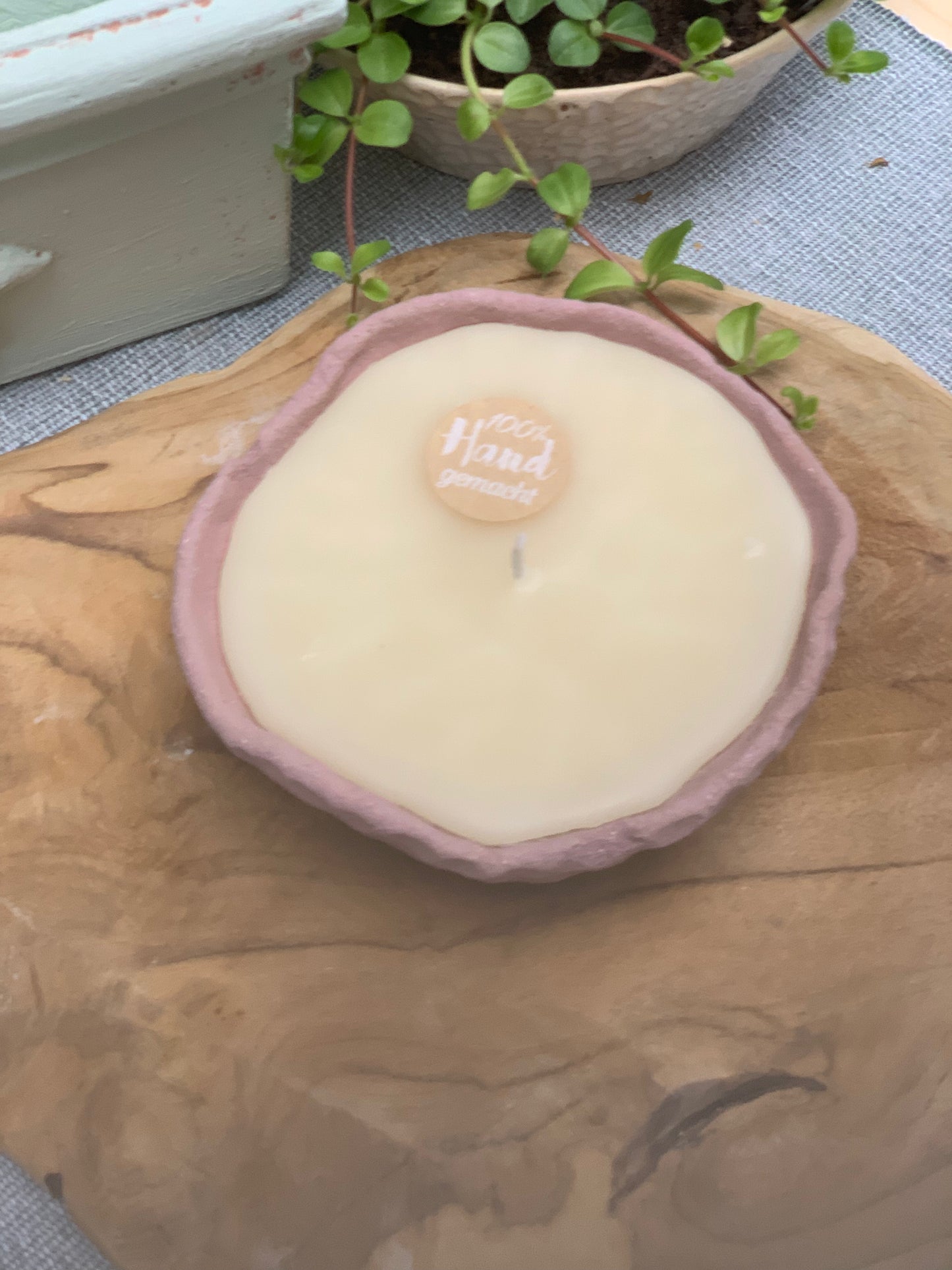 Steinzeug Kerze