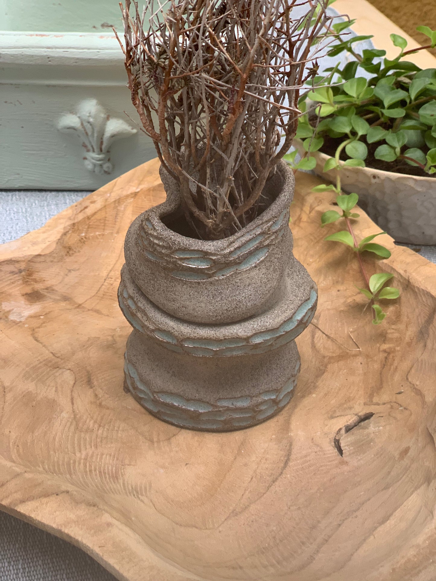 Steinzeug Vase