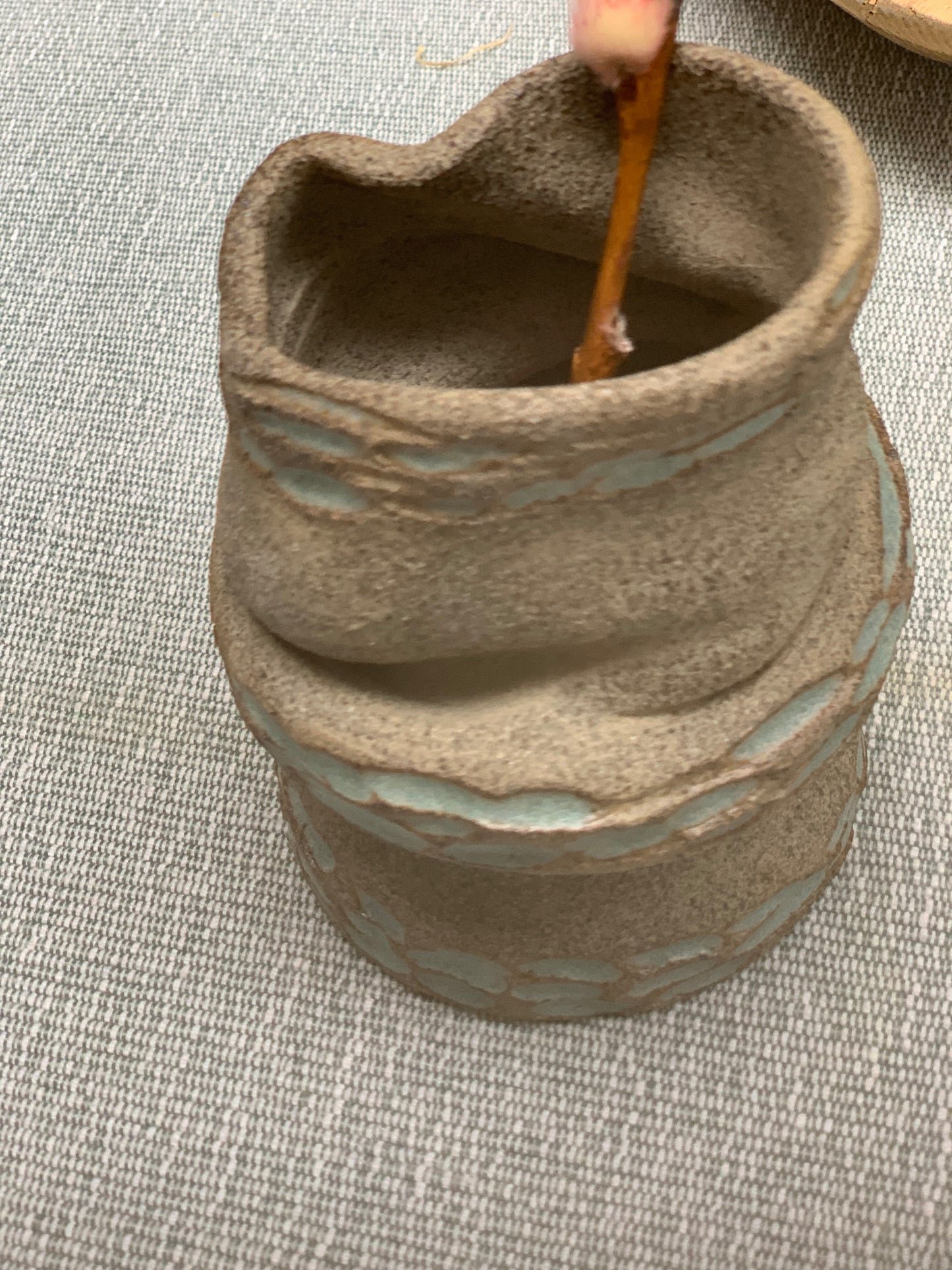 Steinzeug Vase