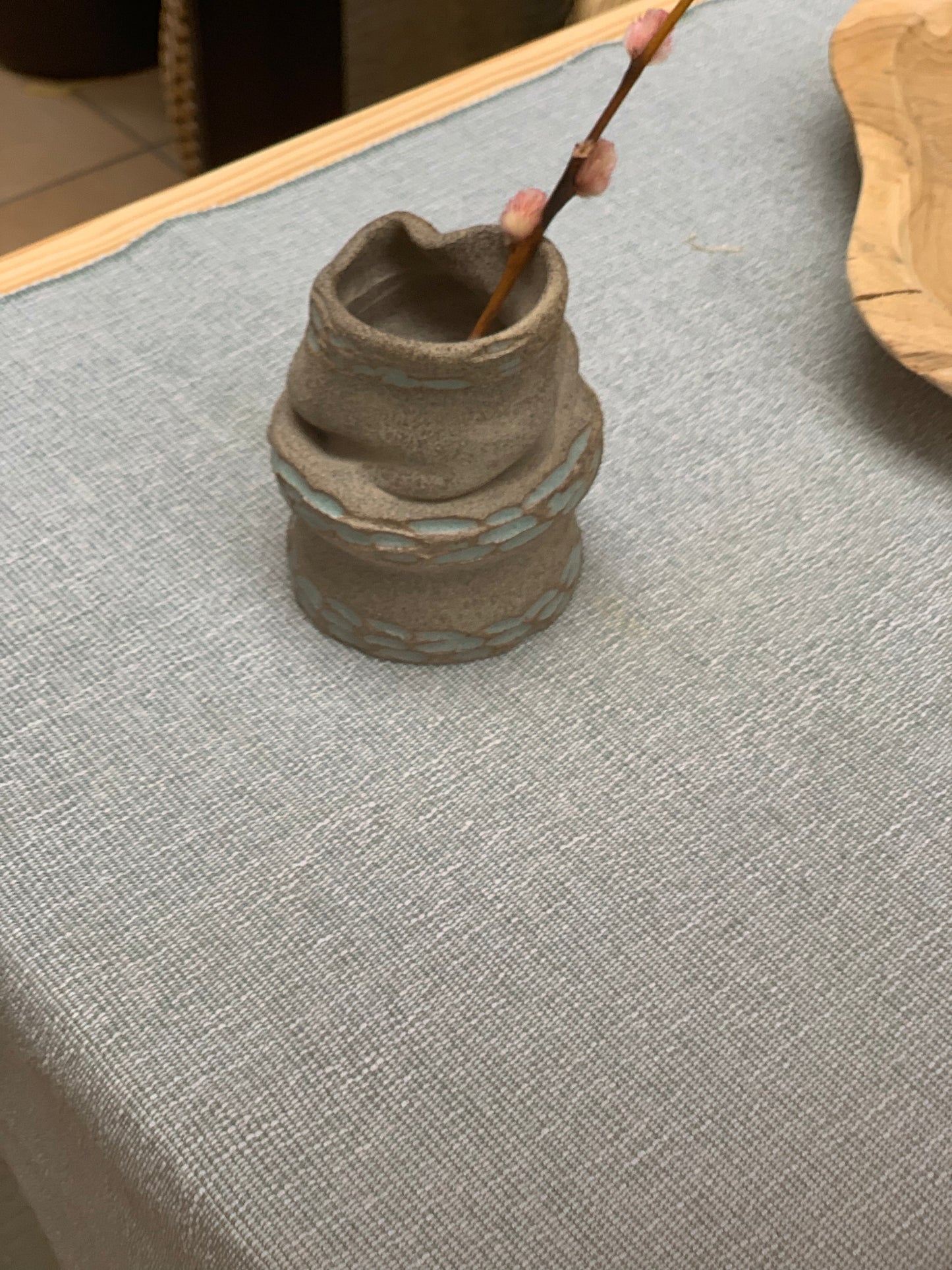 Steinzeug Vase