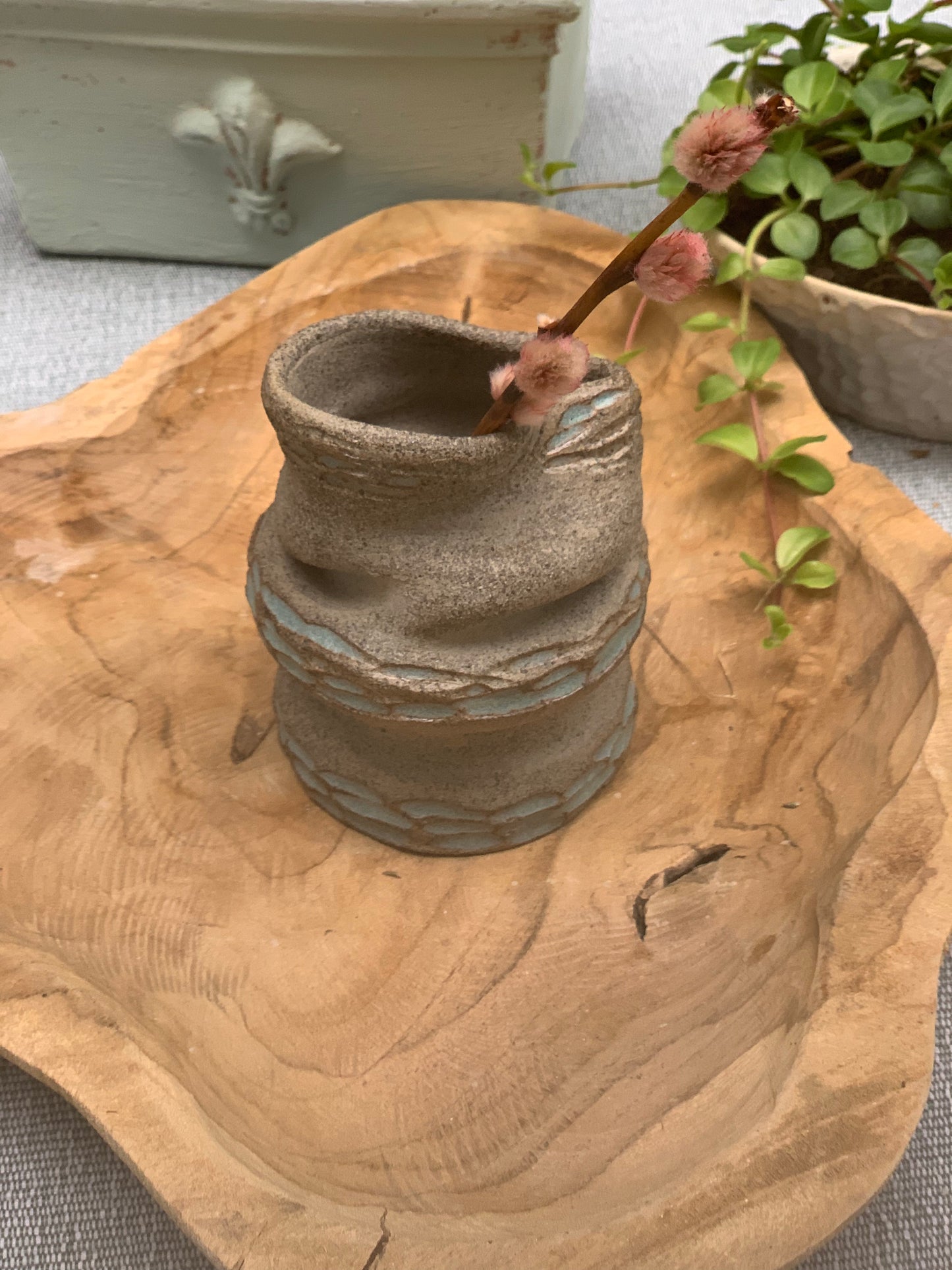Steinzeug Vase